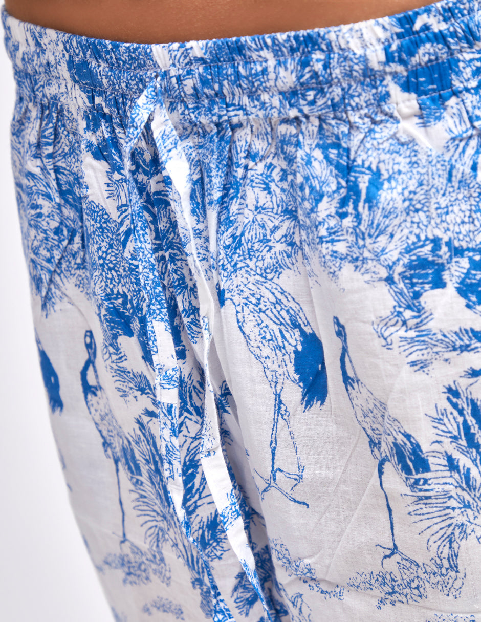 PIJAMA PARIS AZUL 2PZ 100% COTTON Mónica Watanabe