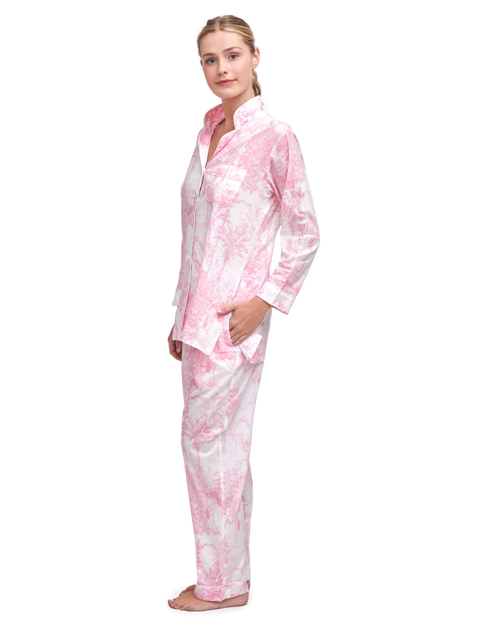 PIJAMA PARIS ROSA 2PZ 100% COTTON Mónica Watanabe