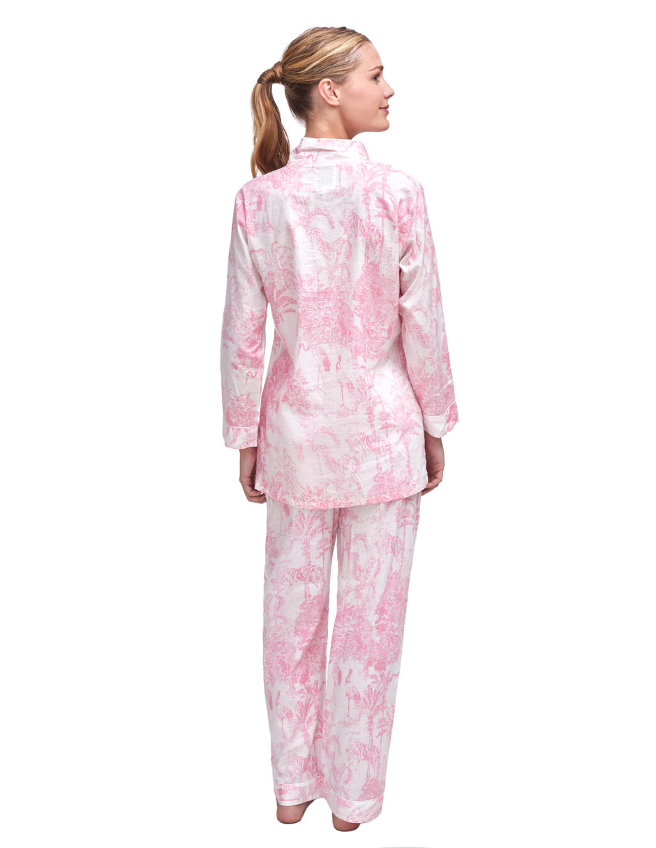 PIJAMA PARIS ROSA 2PZ 100% COTTON Mónica Watanabe
