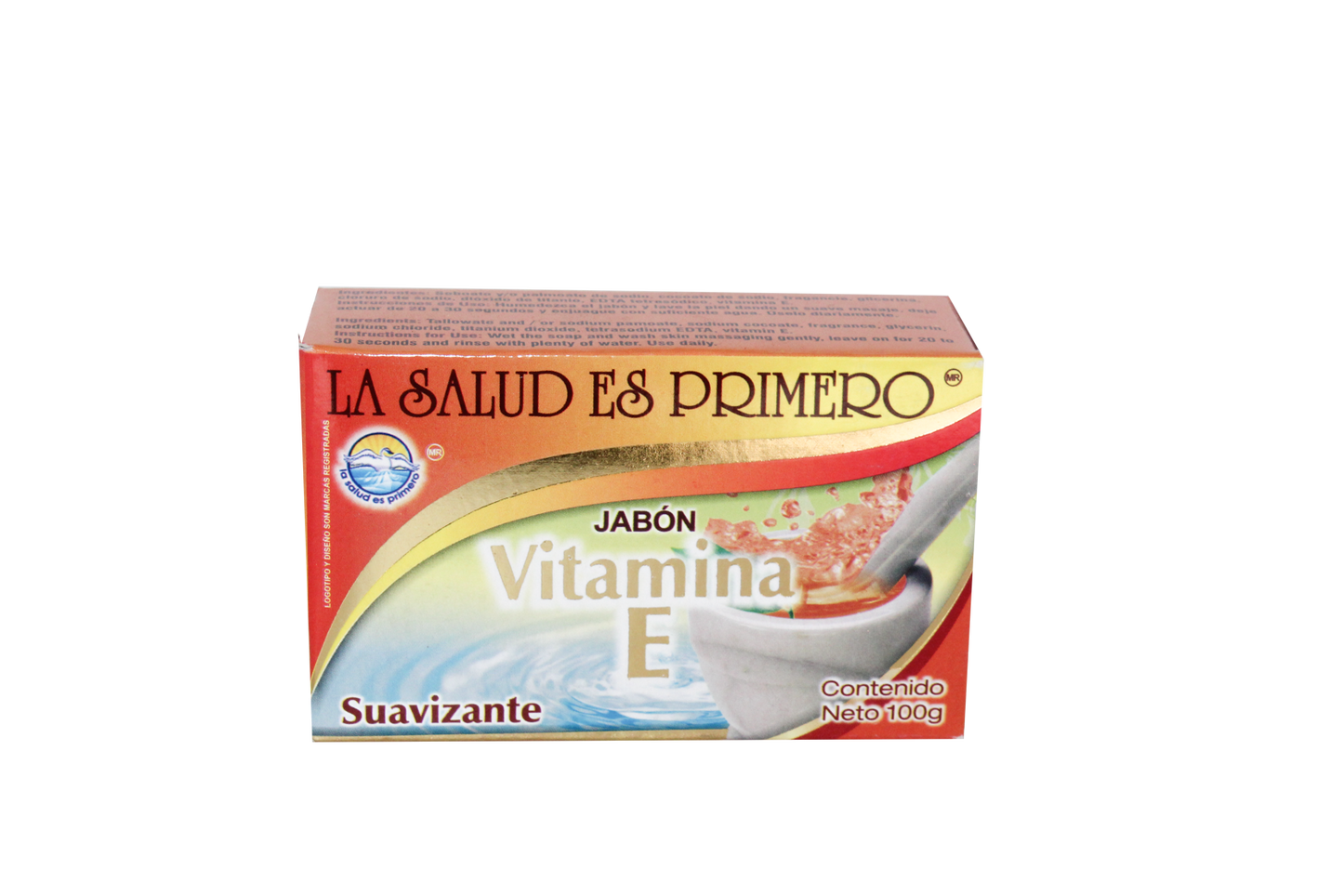JABON VITAMINA E 100 GR LA SALUD ES PRIMERO NatuZem
