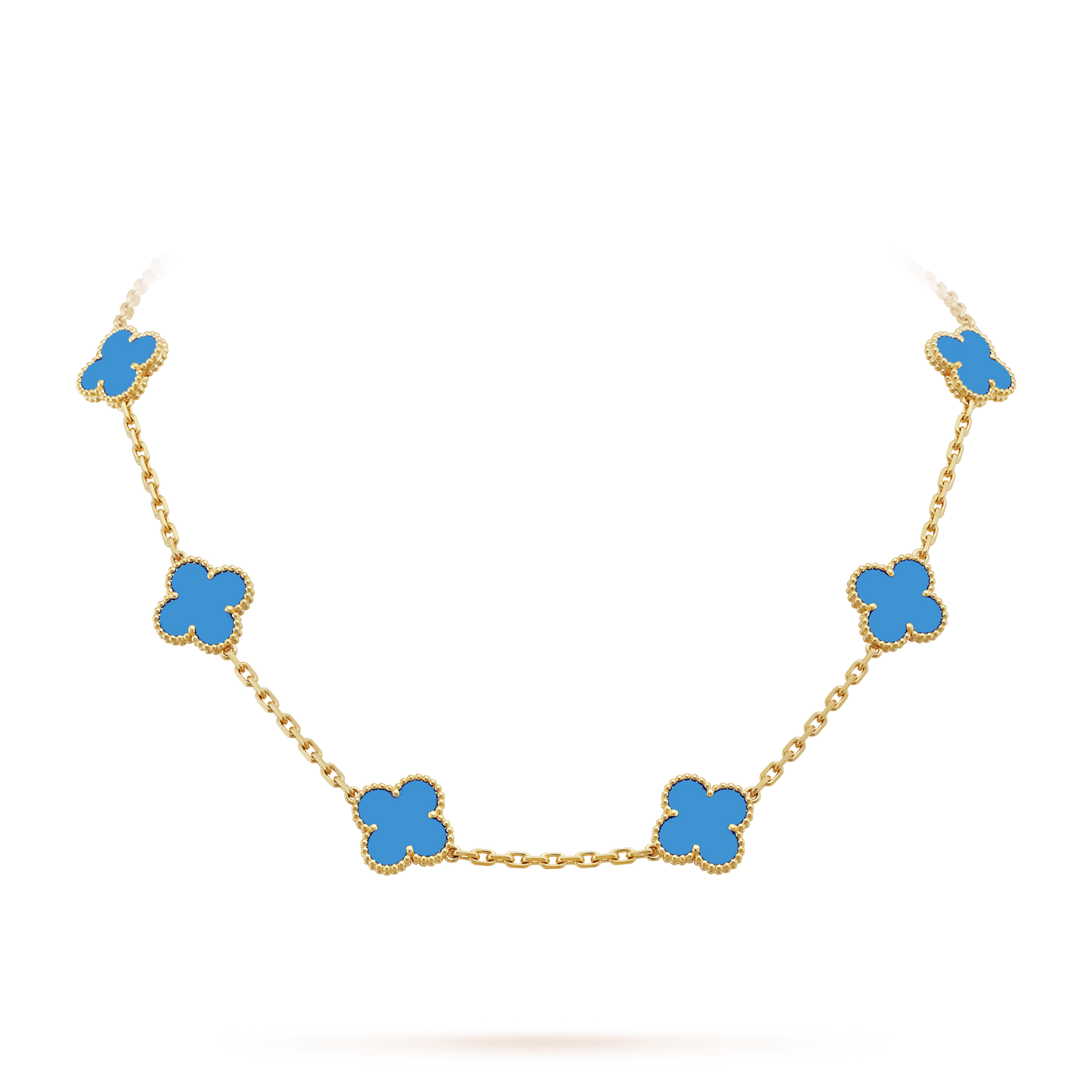 Collar Alhambra 10/20 motif Blue
