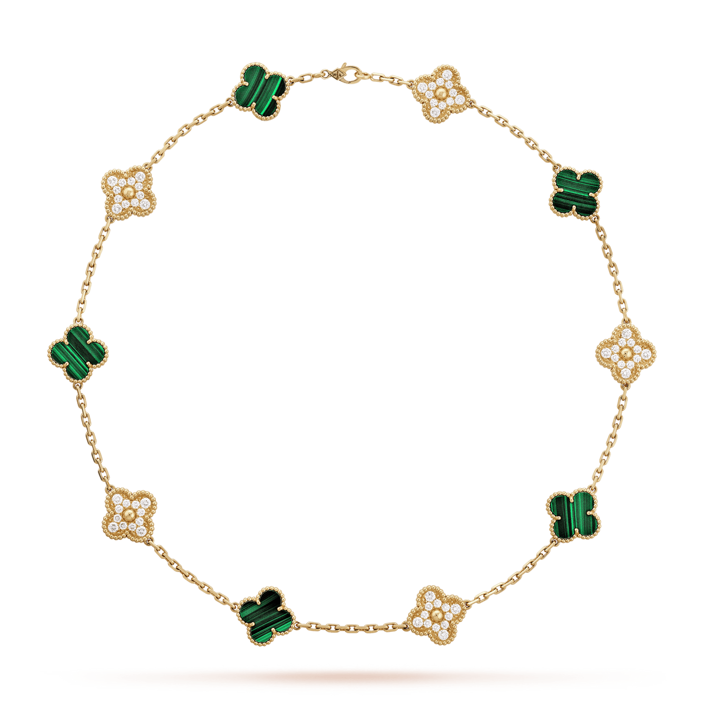Collar Alhambra 10/20 motif Green