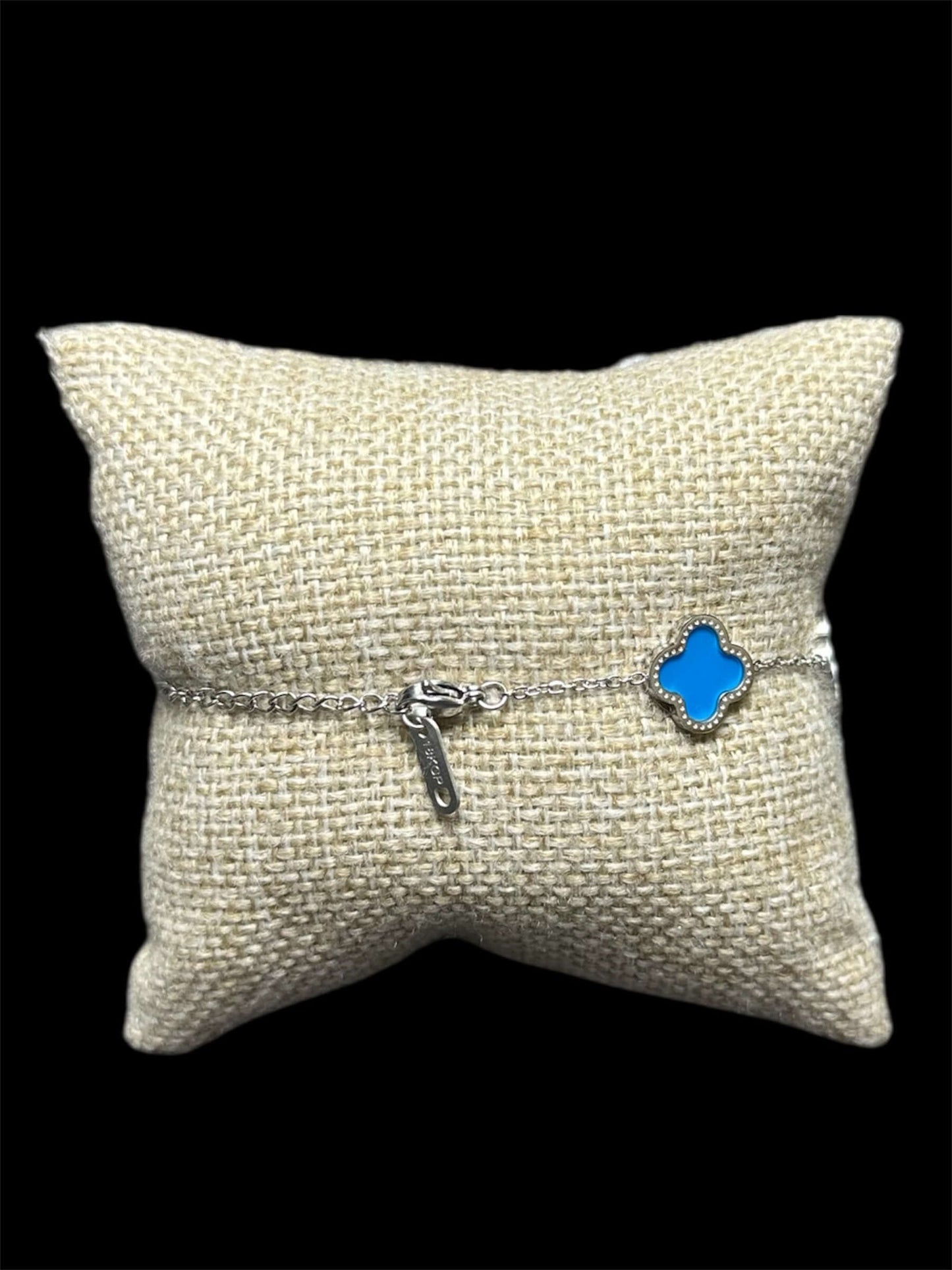 Pulsera VC Plata Azul Acero Inoxidable All In Men Joyeria