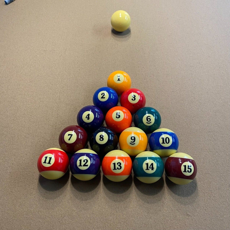 Bolas de Billar + 1 Guante + 10 Tizas Diversiones Bago