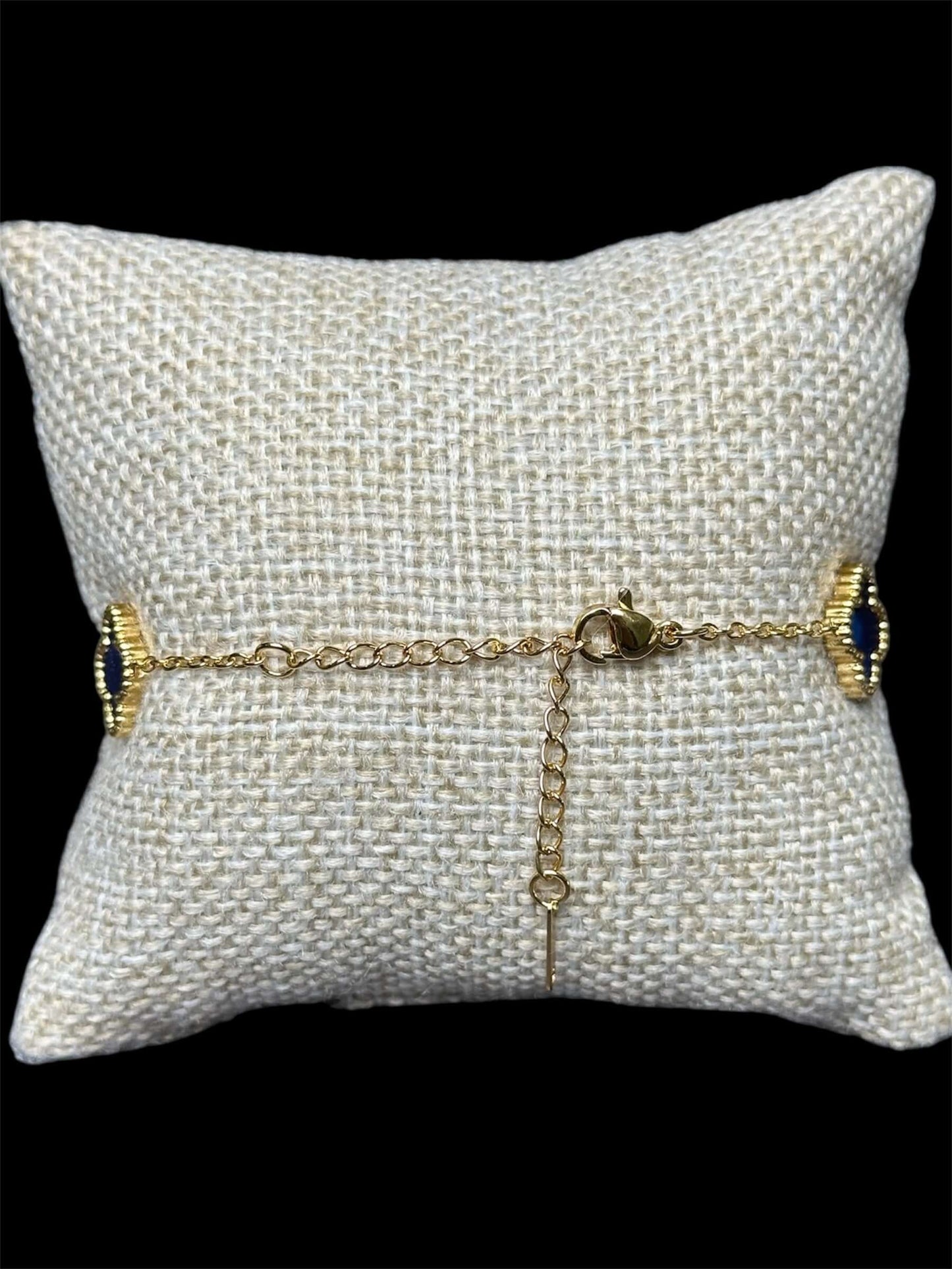 Pulsera VC Azul Dorada Acero Inoxidable All In Men Joyeria