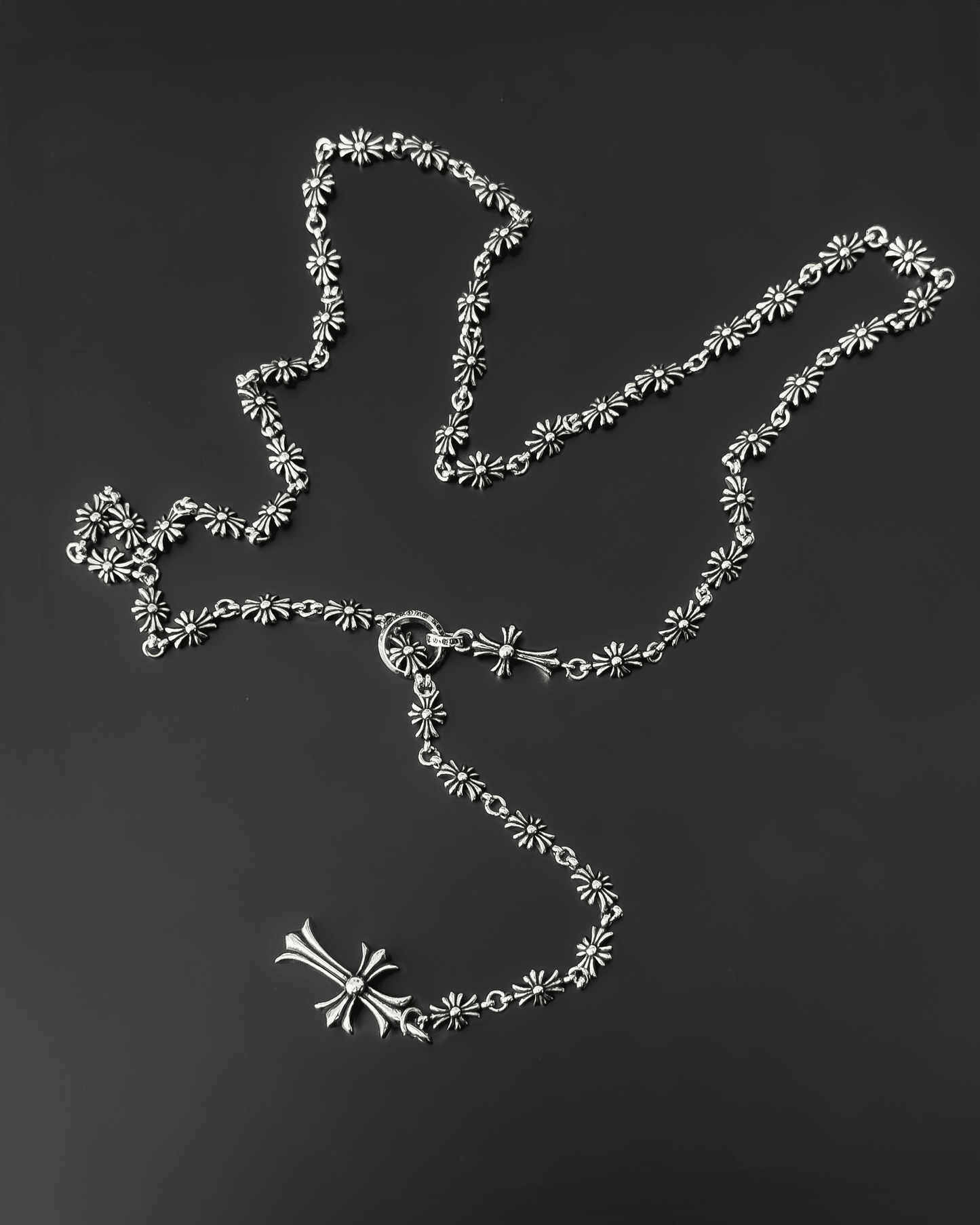 Collar con Cruz Chrome Hearts