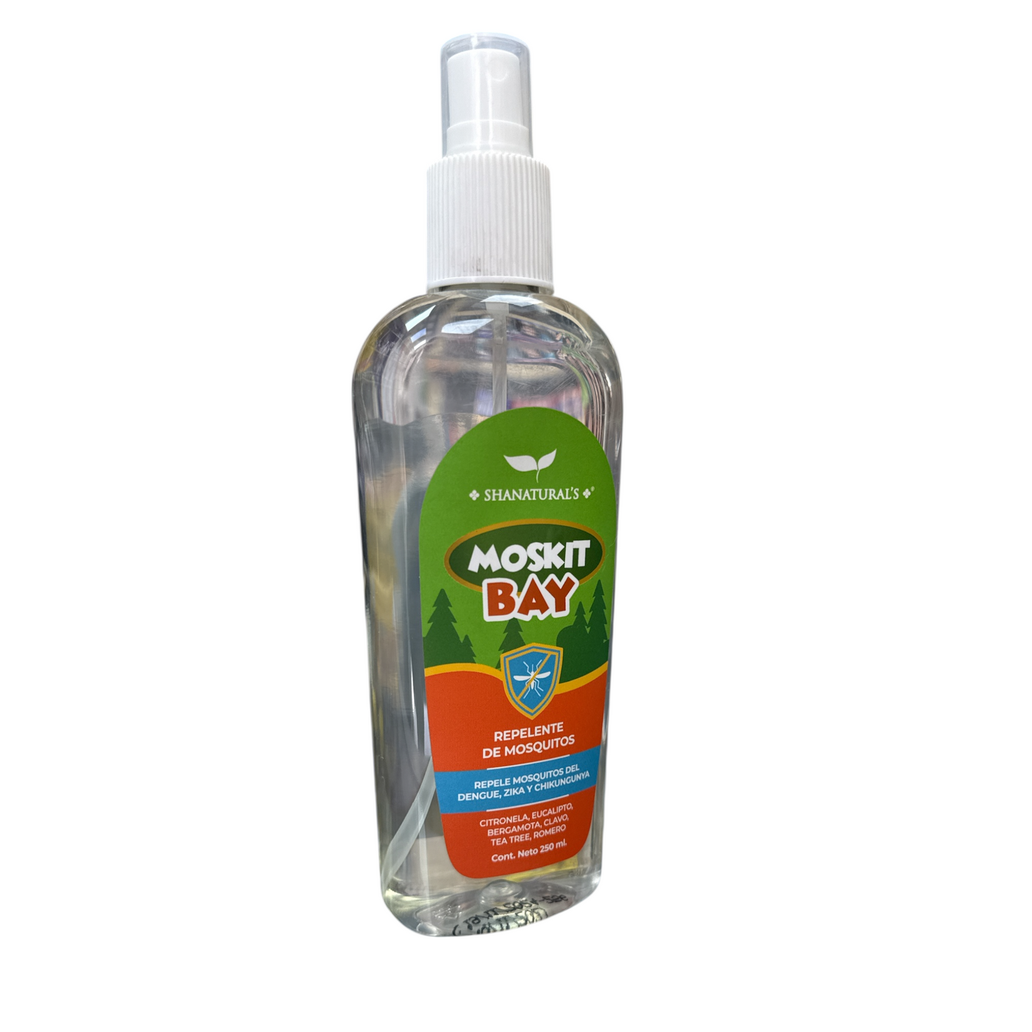REPELENTE PARA MOSQUITOS MOSKIT OFF / BAY C/ 250 ML SHANATURAL'S NatuZem