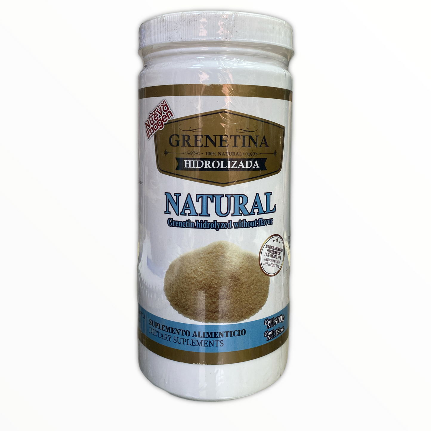 GRENETINA HIDROLIZADA NATURAL C/550 G PRETTY BEE NatuZem
