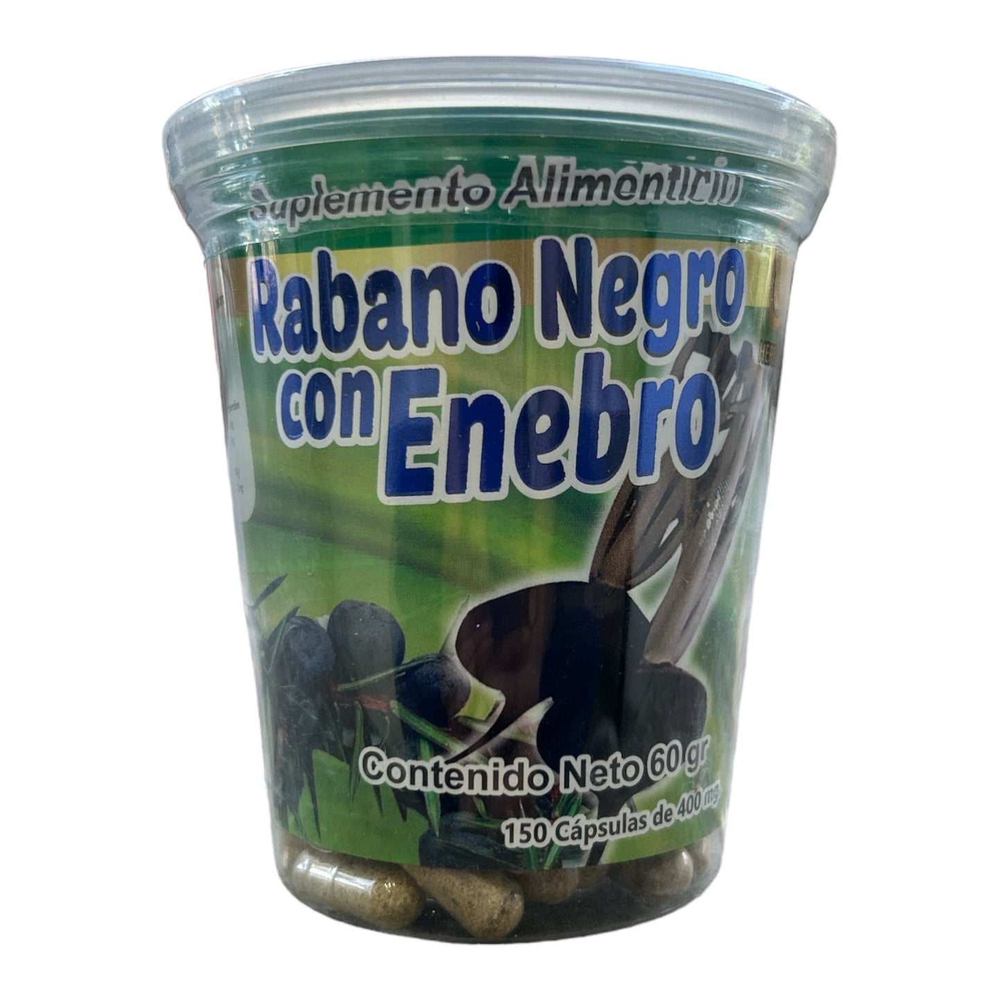 CAP RABANO NEGRO CON ENEBRO C/ 150 HERBOMEX NatuZem