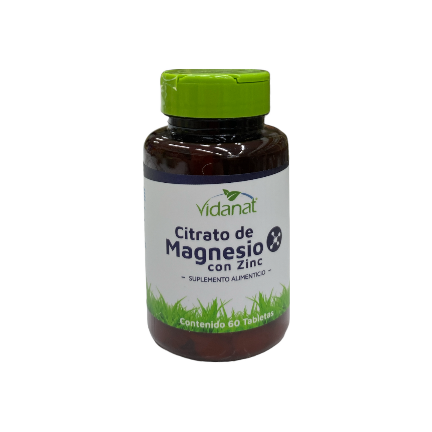 TAB CITRATO DE MAGNESIO CON ZINC C/ 60 VIDANAT NatuZem