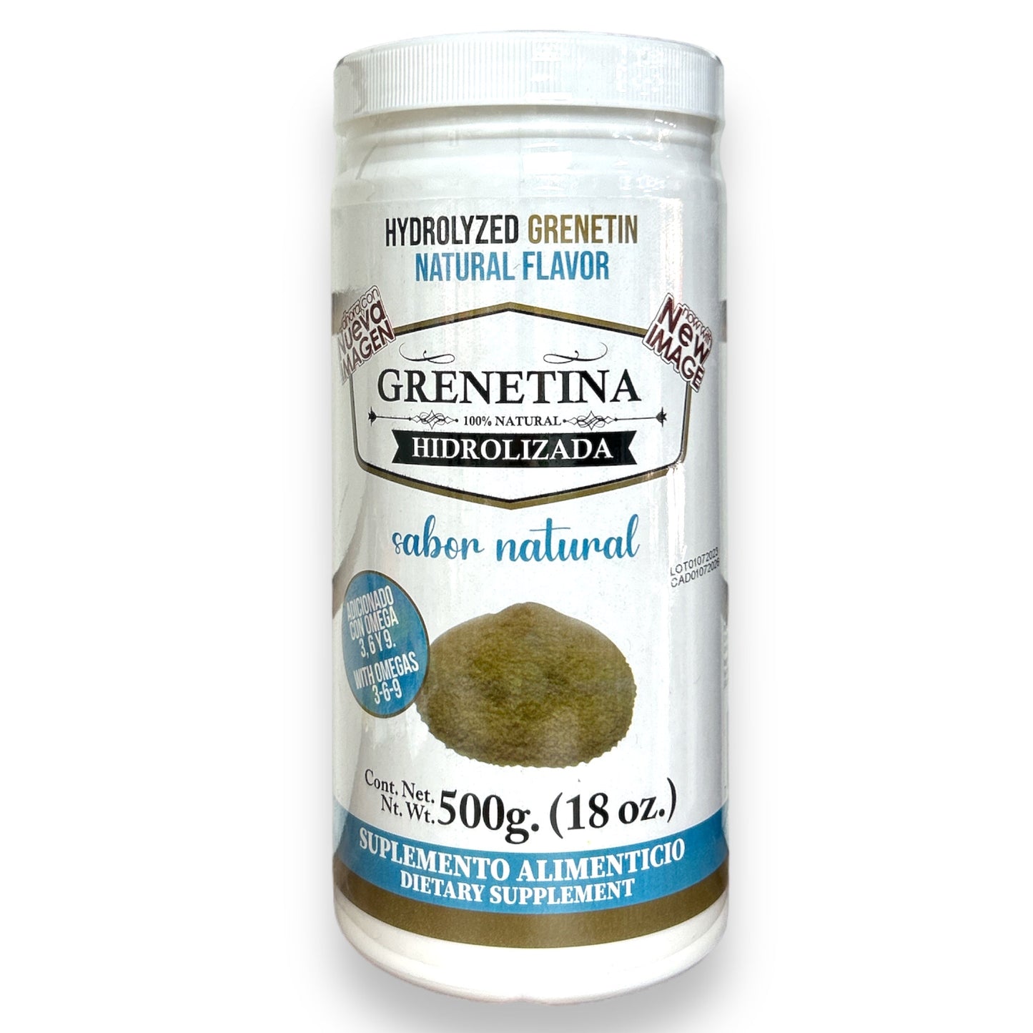 GRENETINA HIDROLIZADA NATURAL C/550 G PRETTY BEE NatuZem