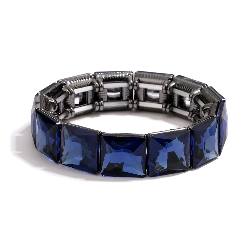BB0005,6,7,8,9,31 - Brazalete Cobre Circonita Cubica Colores Elástica Dorado Calenbi Calenbi Joyería