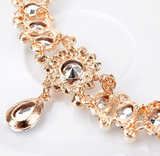 Ladies Thick Chain Necklaces - Artificial Pearl, Rhinestone Drop Damas, Fashionable Gold 35cm Fashionable Necklaces Jewelry 1pc For Wedding