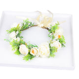 Hawaiian Wreath Bridal Fairy Simulation Starry Sky Flower Headwear Children's Photography Hair Accessories Hair Hoops