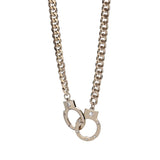 Handcuffs, necklaces, girlfriend's heart, collarbone chains, autumn and winter clothing accessories