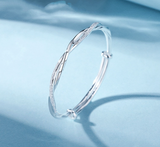 Mobius Ring Bracelet Women Jewelry Fashion Solid Push Pull Couple Bracelet Youth Bracelet Birthday Gift