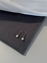 925 sterling silver pearl earrings with ear bone studs