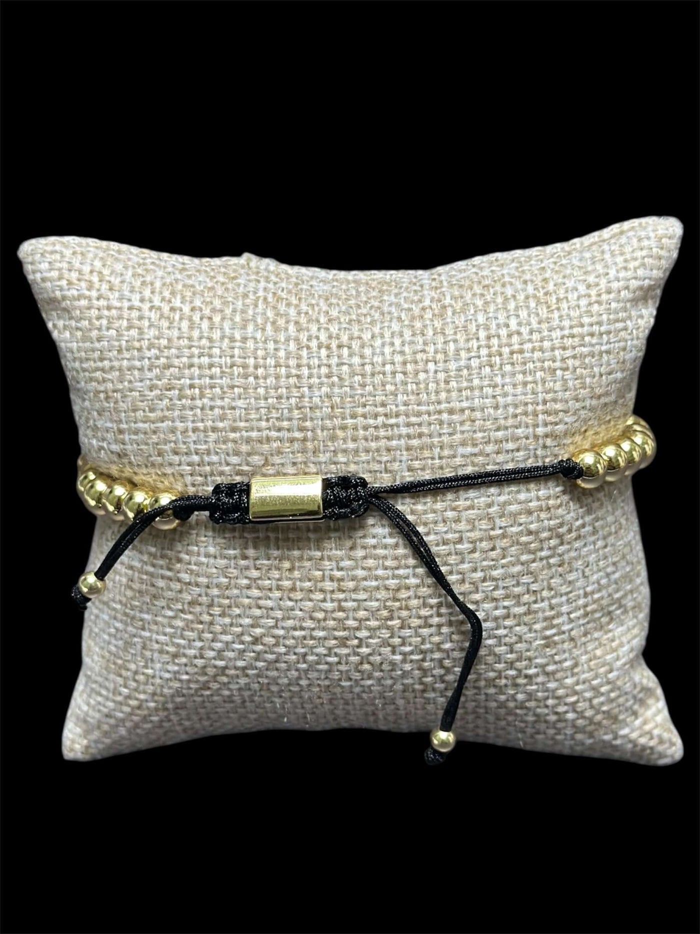 Pulsera Perlas Dorada Tigre Acero Inoxidable All In Men Joyeria