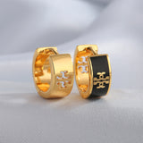 Xiaoxiangfeng Drip Oil Ear Buckle, Light Luxury, High Grade Earrings