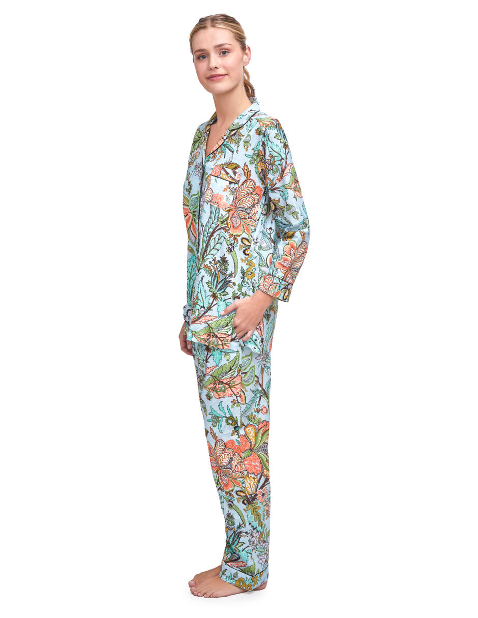 PIJAMA MARIGOLD  MENTA 2PZ 100% COTTON Mónica Watanabe