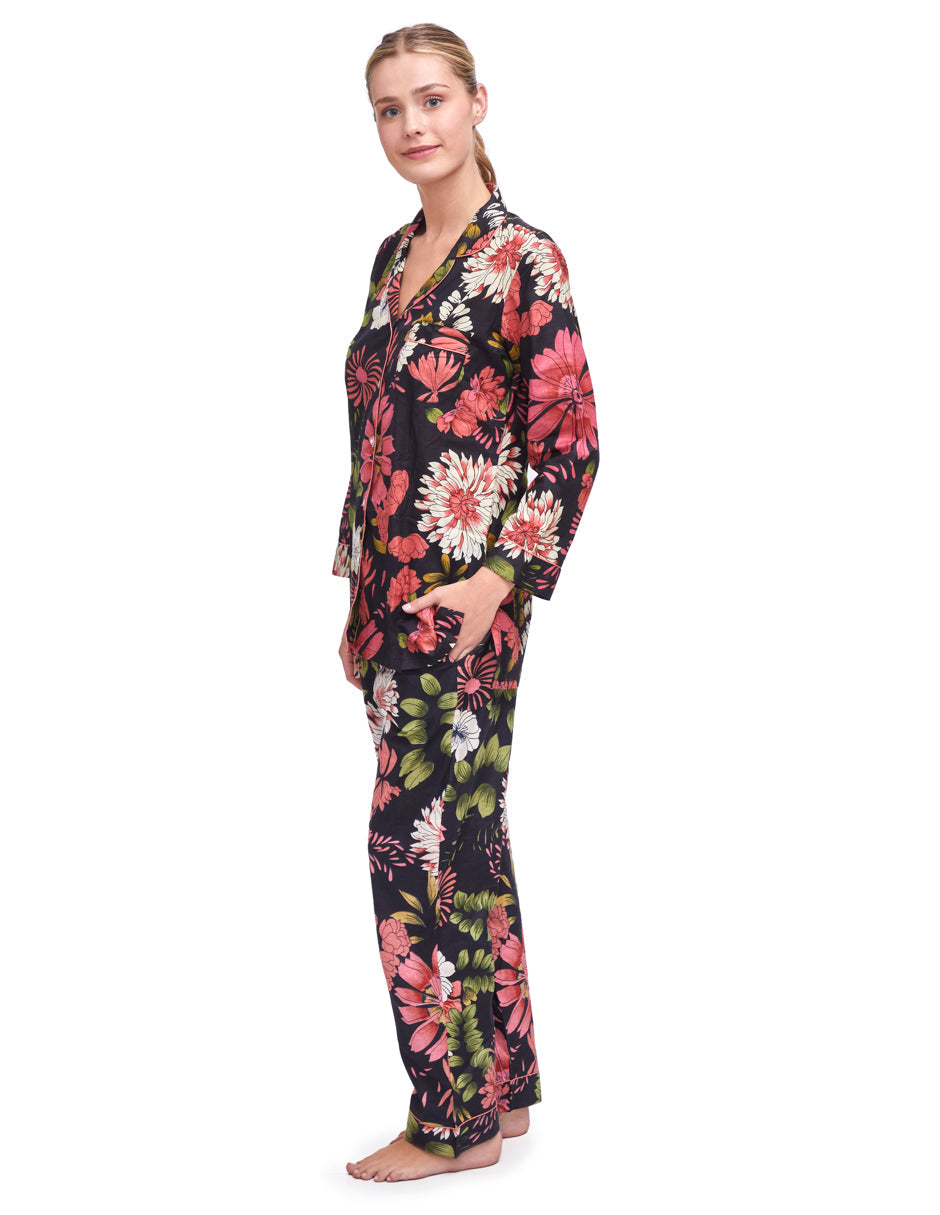 PIJAMA DELIAN NAVY/AZUL 2PZ 100% COTTON Mónica Watanabe