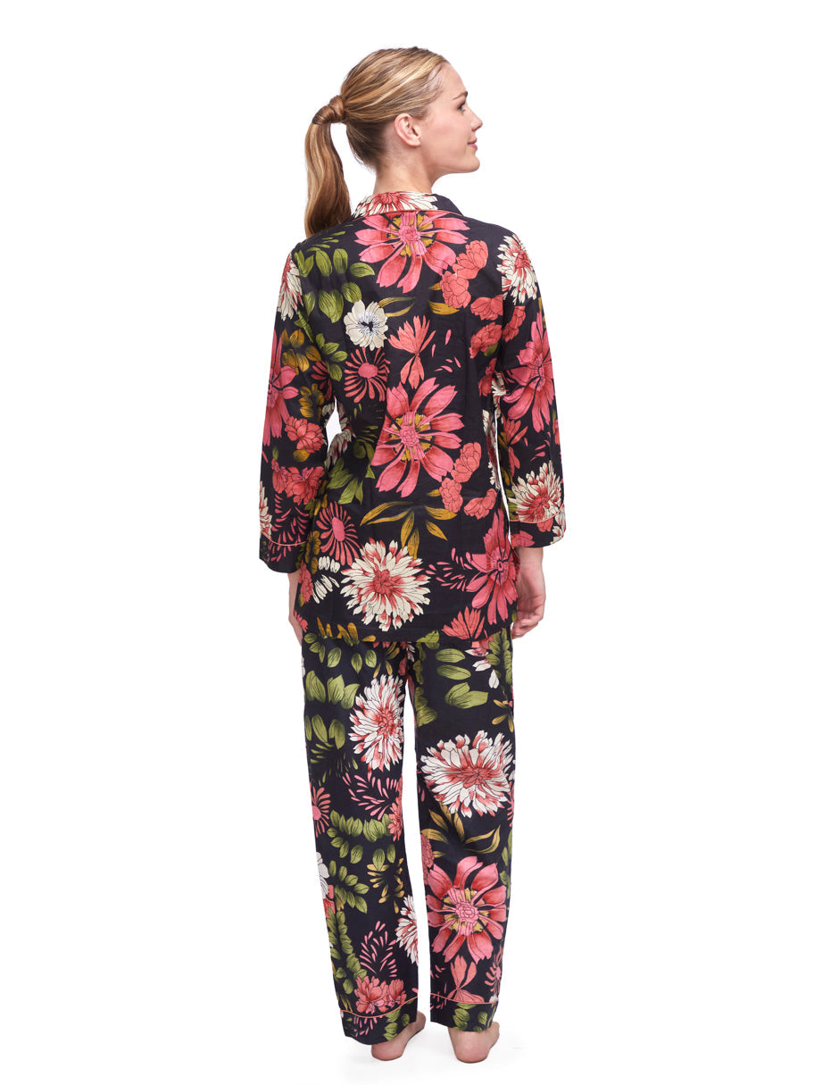 PIJAMA DELIAN NAVY/AZUL 2PZ 100% COTTON Mónica Watanabe