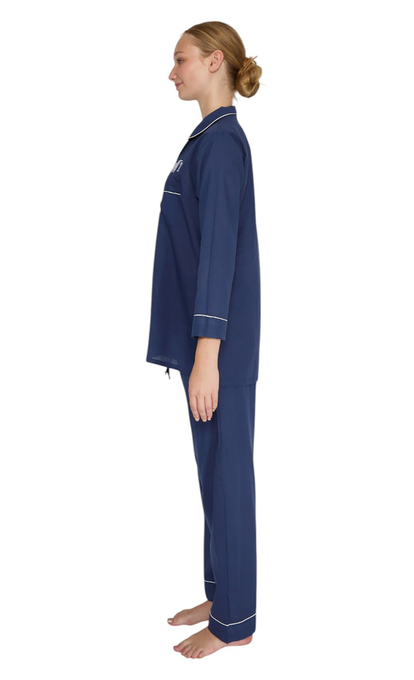 PIJAMA CLASSIC NAVY Mónica Watanabe