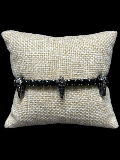 Pulsera Black Panther Negra All In Men Joyeria