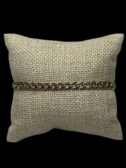 Set Cubano Plano 5 mm Acero Inoxidable All In Men Joyeria