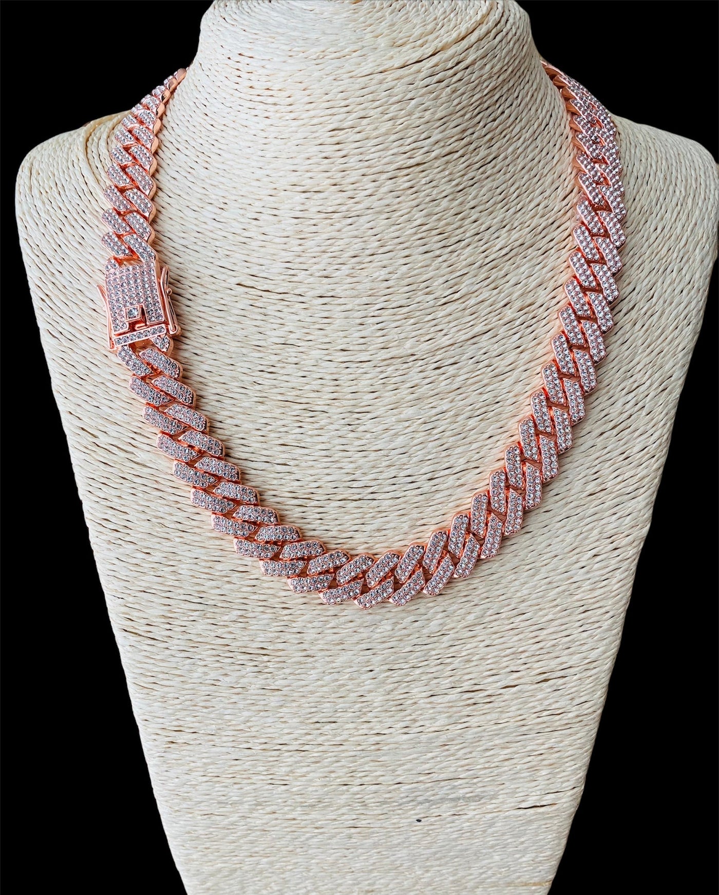 Cadena Rombo Zirconias