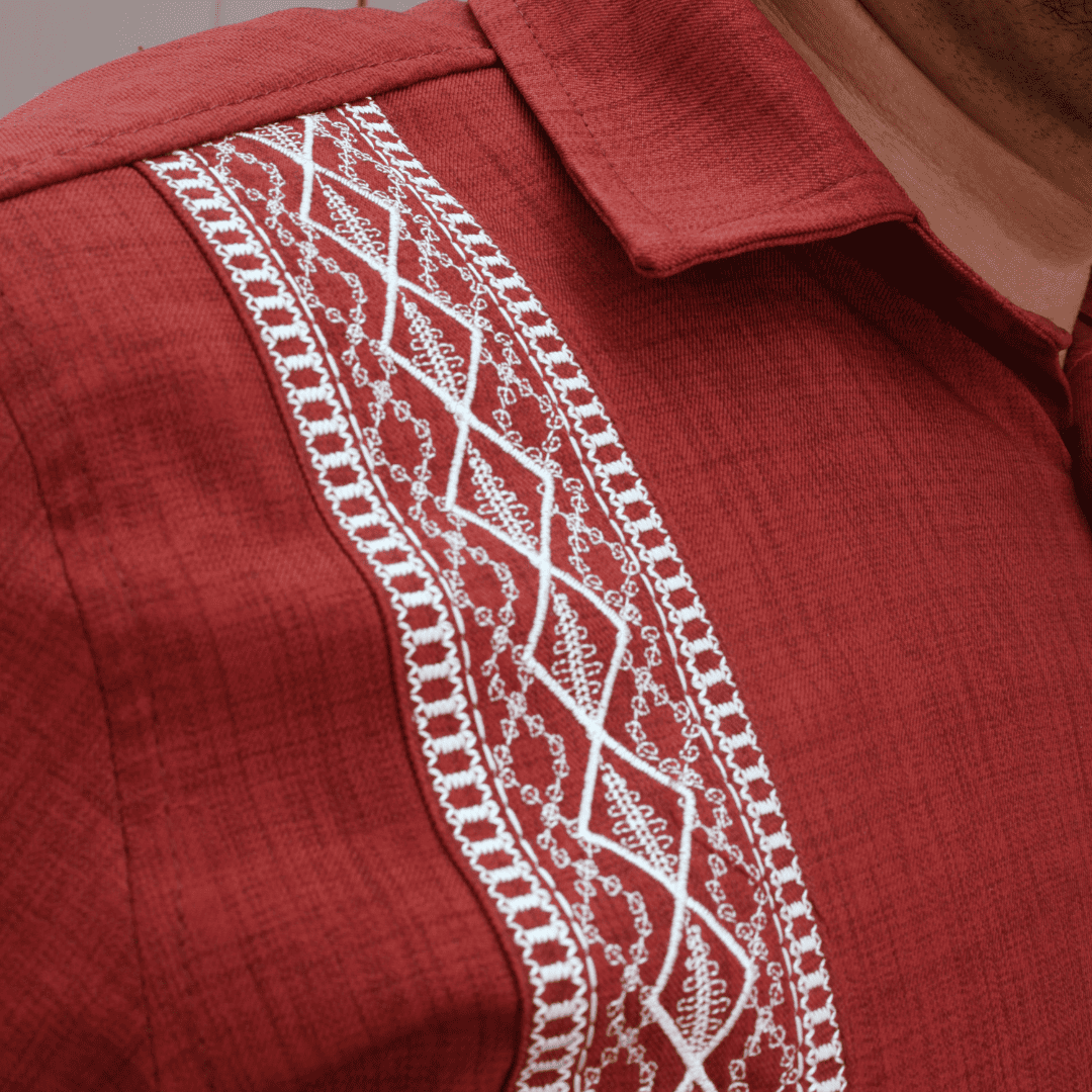 Camisa Guayabera Shedron LeMaan Tienda de Moda Artesanal