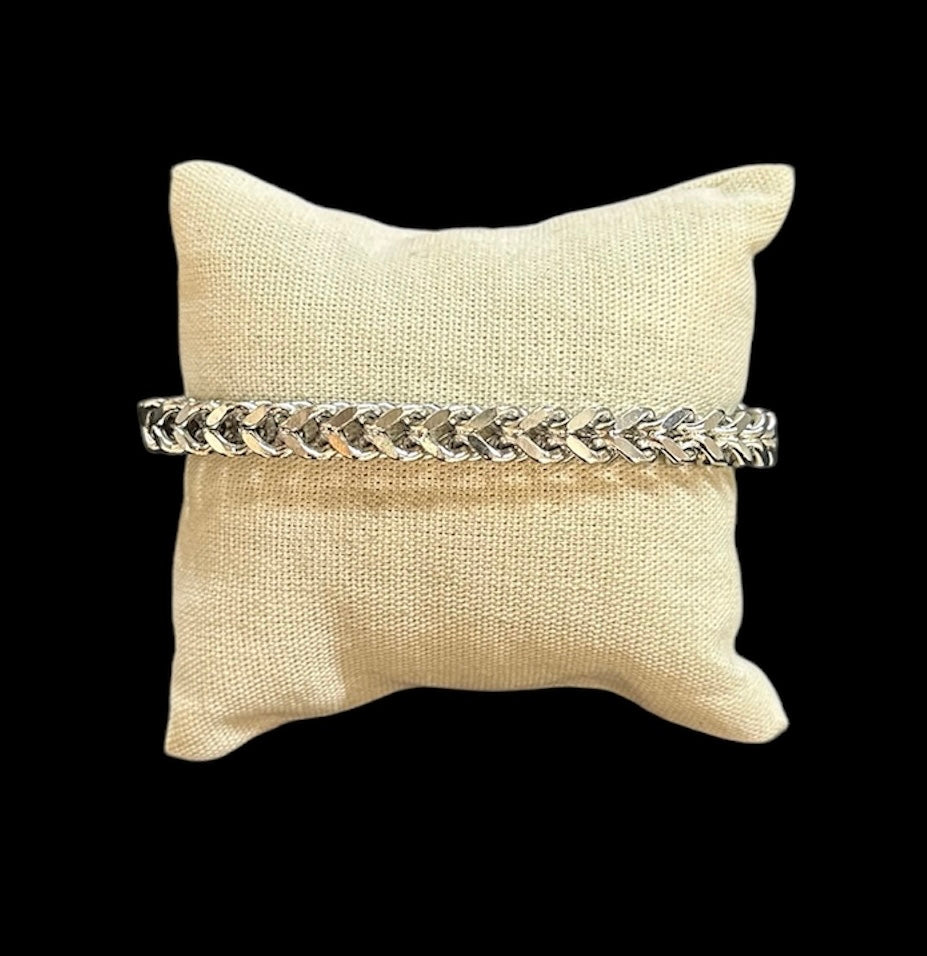 Pulsera Plata Entrelazada 5 mm All In Men Joyeria