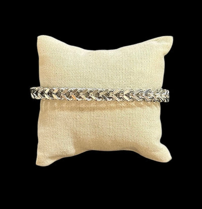 Pulsera Plata Entrelazada 5 mm All In Men Joyeria