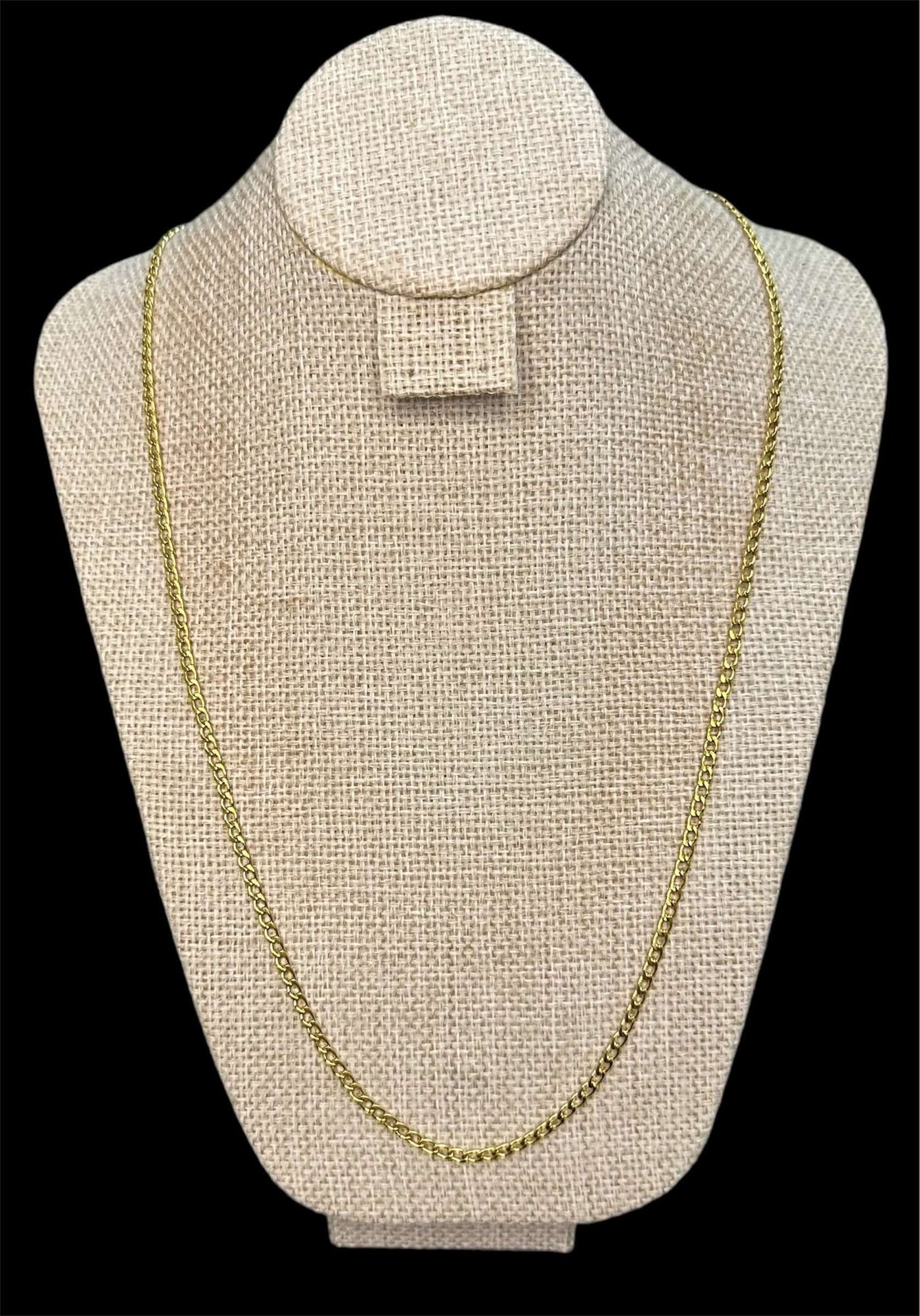 Cadena Dorada Barbada 70 cm All In Men Joyeria