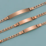 Unique Fashionable Kids' Gift  Style Stainless Steel Engravable Children's Bracelet