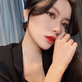 New fashion geometric woven twist open rings Korean classic copper alloy female jewelry girlfriends gift accessories ring