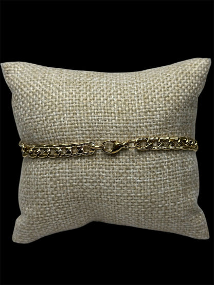 Set Cubano Plano 5 mm Acero Inoxidable All In Men Joyeria