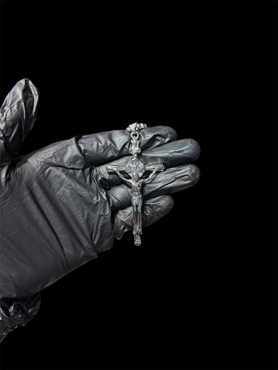 Cadena Cruz Plata INRI 7 cm All In Men Joyeria