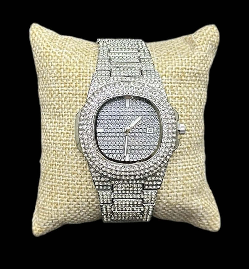 Reloj Clasico Zirconias Plata All In Men Joyeria