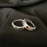 Flower Diamond Ring Anime Jewelry Cartoon Castle Ring Simple Adjustable Opening