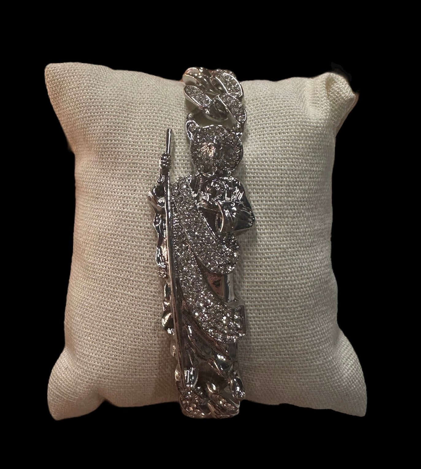 Pulsera Cubana San Judas All In Men Joyeria