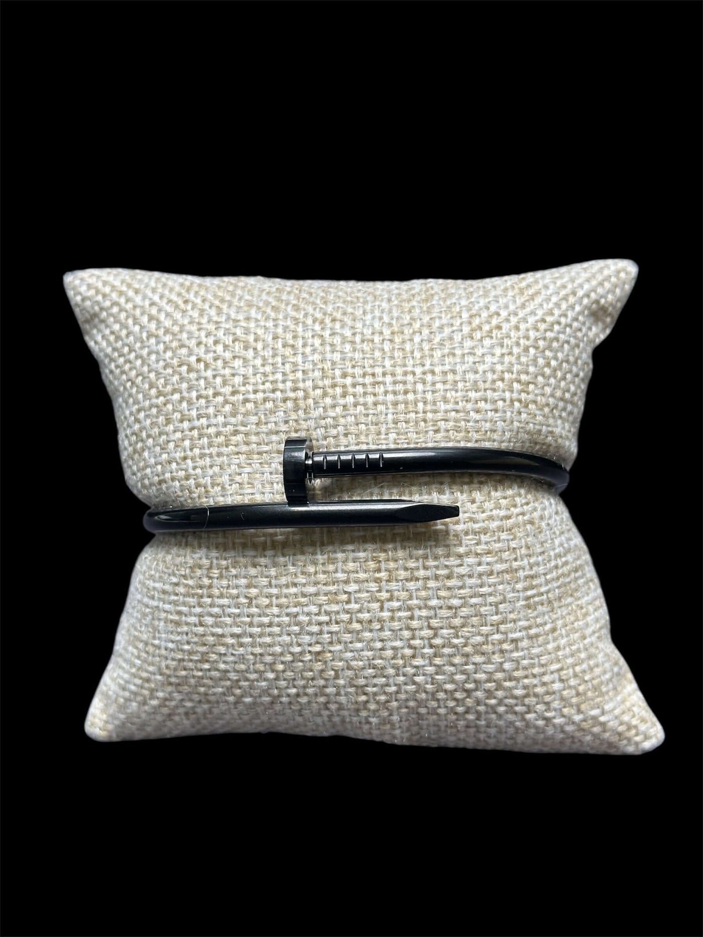 Pulsera Crtr Tornillo Negra All In Men Joyeria