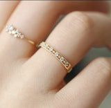 New European and American Popular Jewelry Creative Simple Fashion Zircon Ring for Women