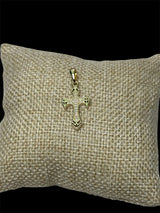 Dije Cruz Picos 3 cm Oro Laminado 18 K All In Men Joyeria