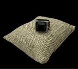 Anillo Piedra Negra Acero All In Men Joyeria