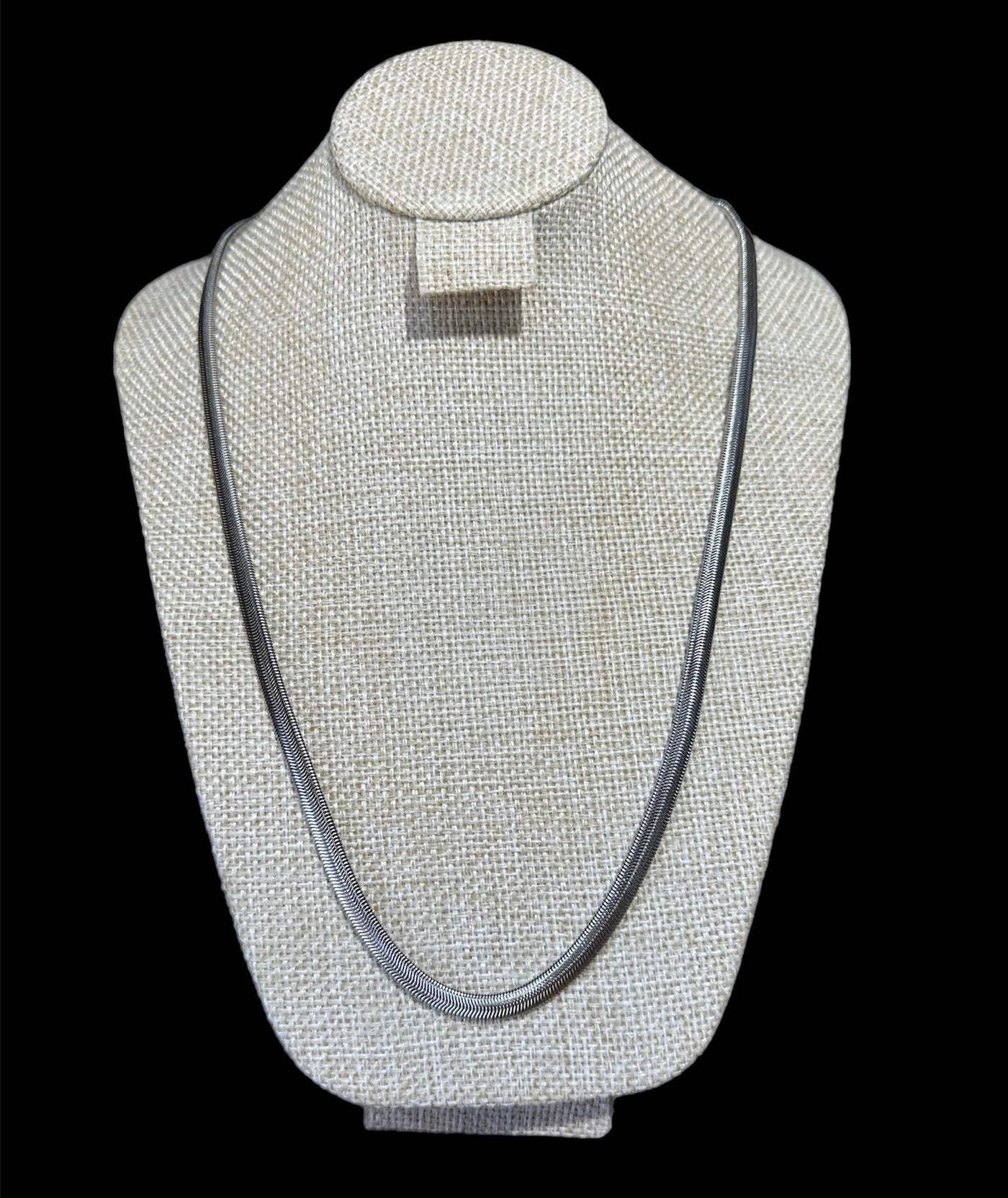 Cadena Plata Lisa 5 mm Acero Inoxidable All In Men Joyeria