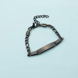 Unique Fashionable Kids' Gift  Style Stainless Steel Engravable Children's Bracelet