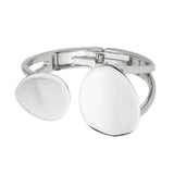 Women Statement Alloy Cuff Opening Rough Bangles Fashion Jewelry Party Wedding