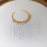 Pearl Tassel Open Bracelet Palace Style Fashionable Versatile Hand Accessories