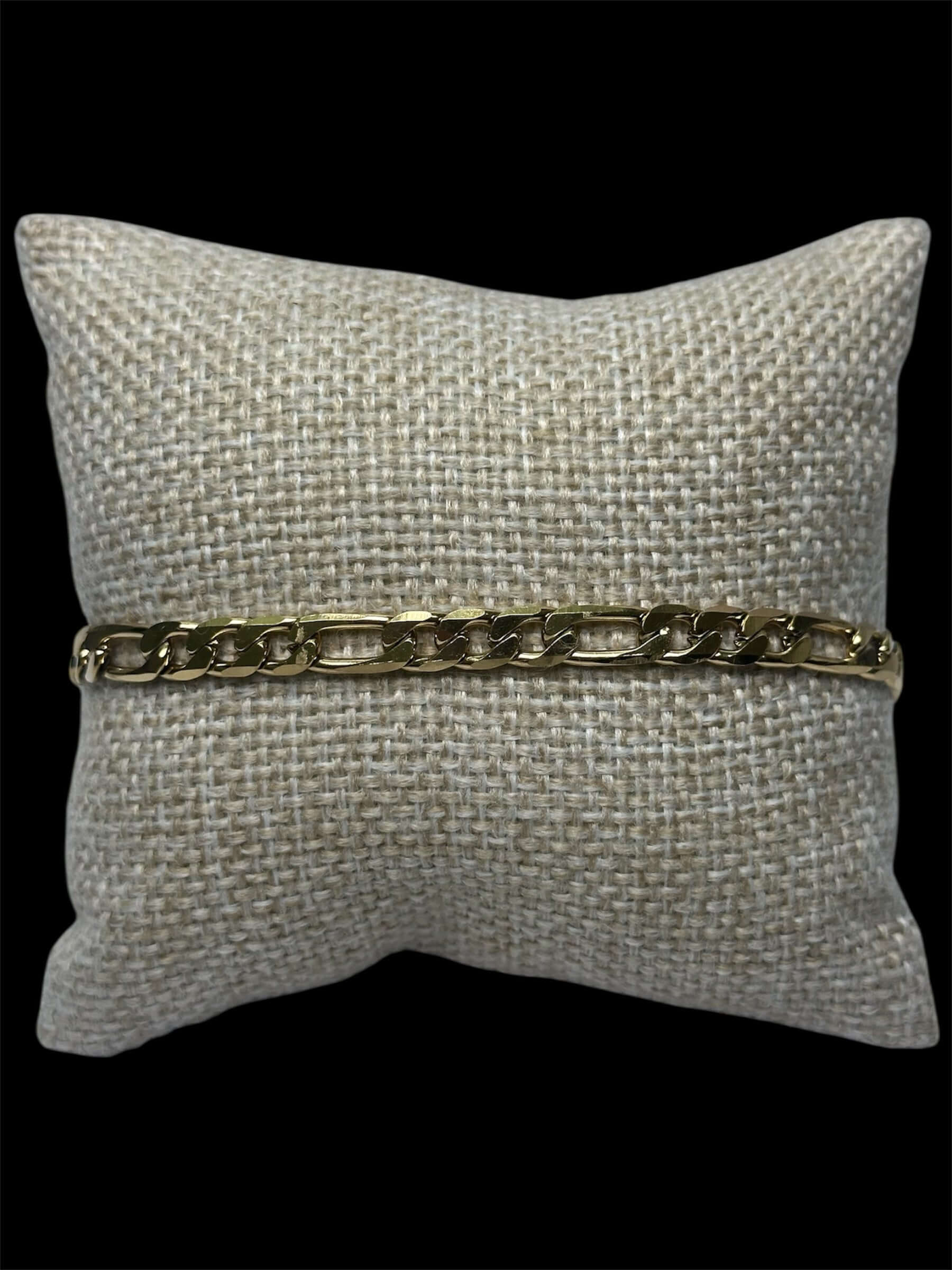 Set Dorado Tipo Crtr Plano 5 mm All In Men Joyeria